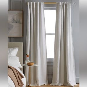 (3) European Linen Blackout Curtain